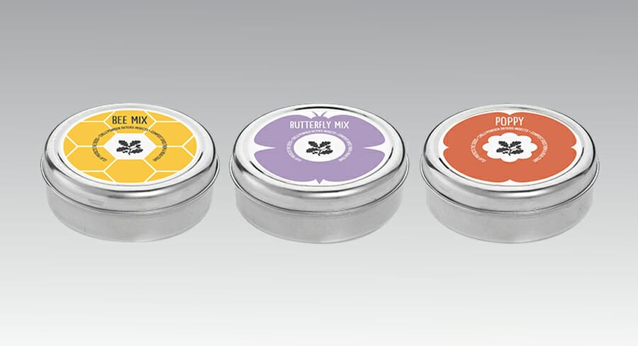 Seedball Tins x 3