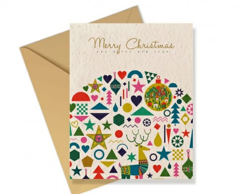 Sustainable Corporate Christmas Cards - Plantable Seed Paper Christmas Cards
