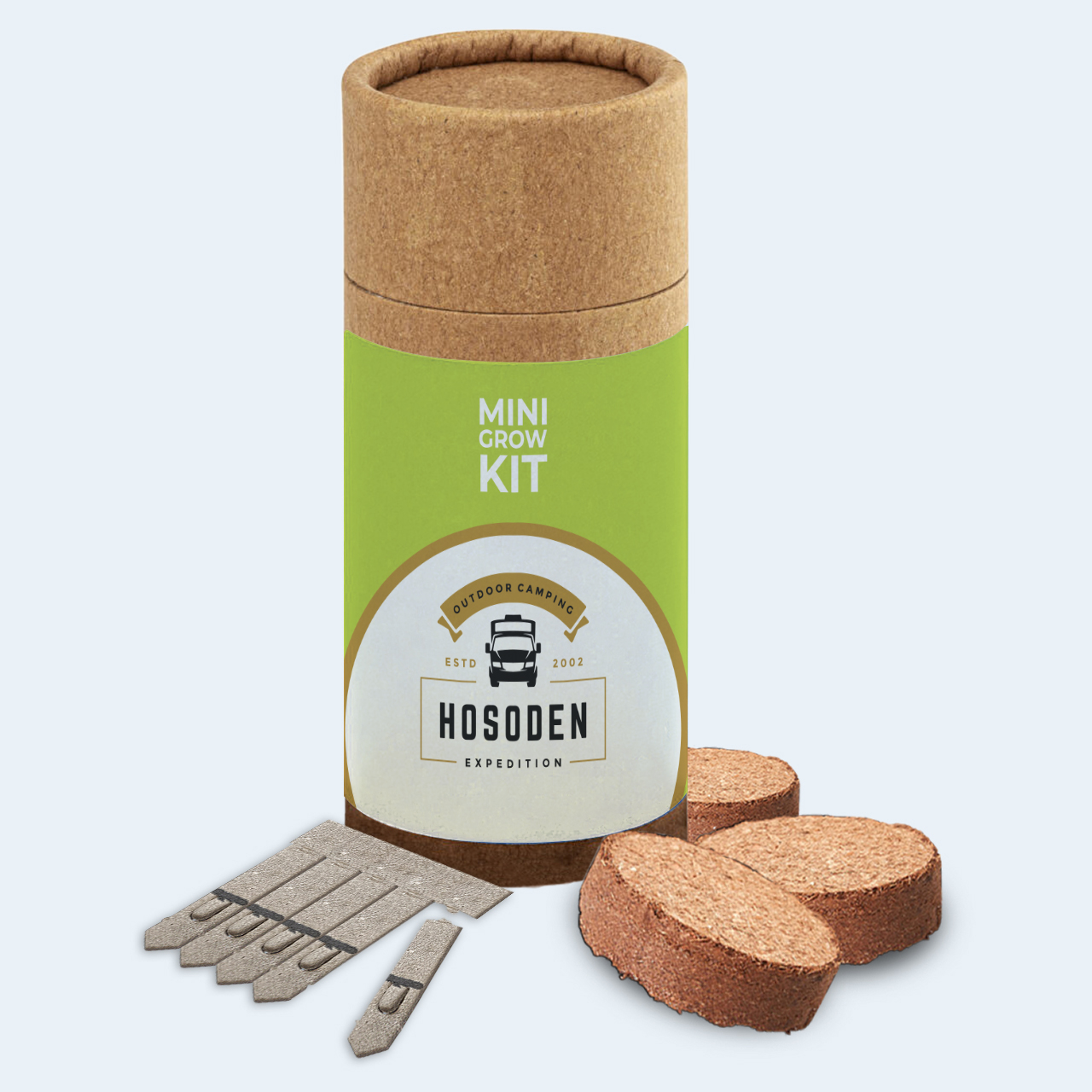 Cardboard Tube Garden - Example Artwork Kraft (3D) GKS-027