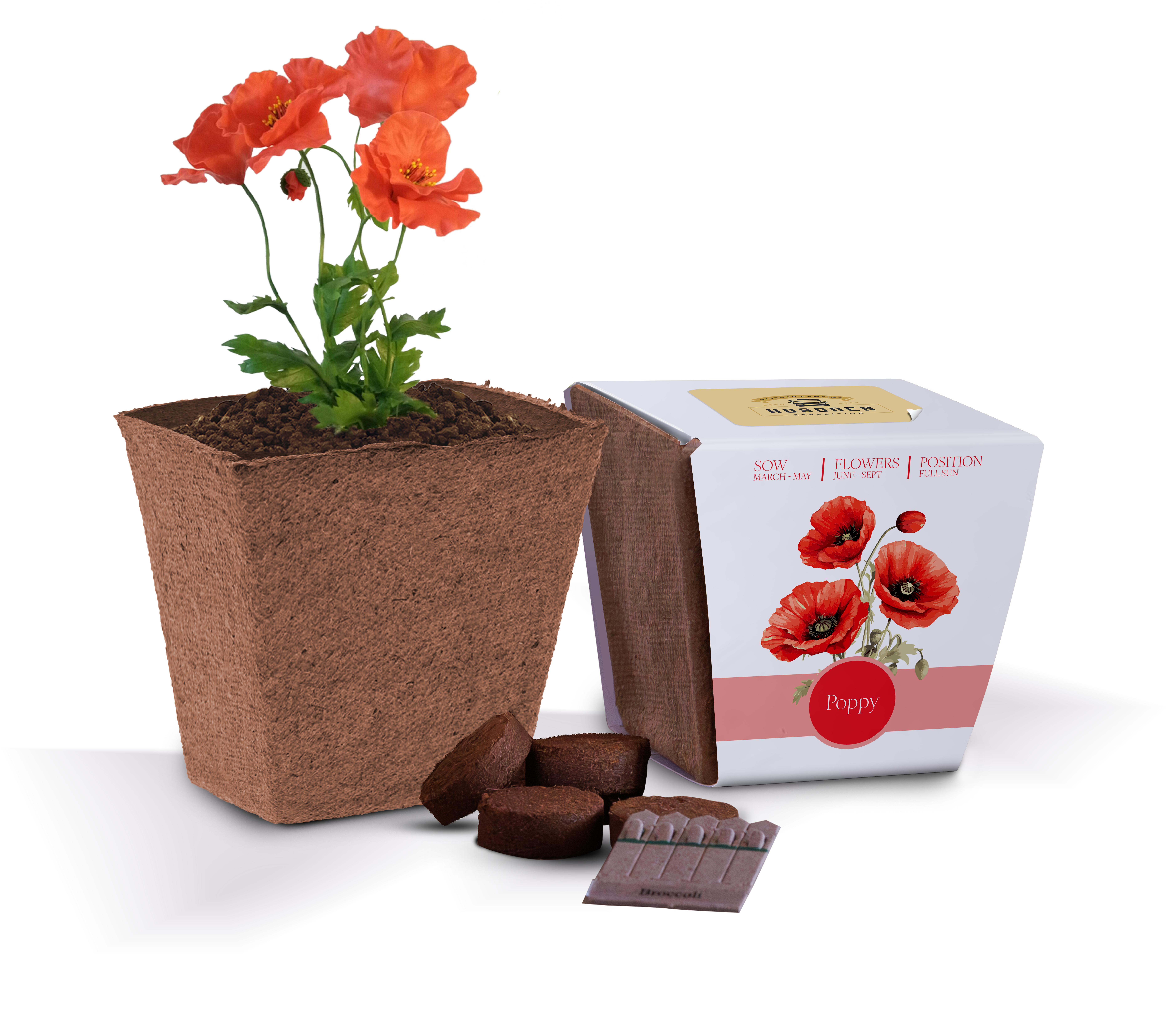 Essentials Bio Pot Gardens - Example (Poppy) (3D)